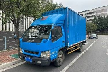 二手江铃 新凯运 109马力 4.21米单排厢式轻卡(国四) 单桥 江铃二手载货车 蓝牌