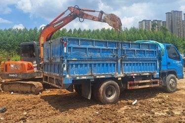 二手一汽红塔 解放经典2系 95马力 3.2米自卸车(国五) 单桥 云内动力二手自卸车 蓝牌图片