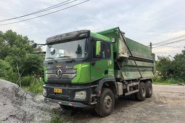 二手陕汽重卡 德龙X3000 城建加强版 350马力 6X4 5.6米自卸车(国五) 后八轮 潍柴二手自卸车 黄牌图片