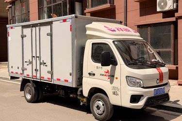 二手福田 祥菱M2 舒适型 2.0L 122马力 CNG 3.7米单排厢式微卡(国六) 单桥 东安二手载货车 蓝牌