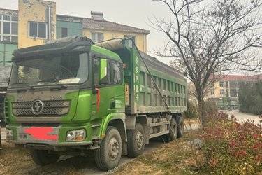 二手陕汽重卡 德龙X3000 超强版 430马力 8X4 8米自卸车(国五) 前四后八 潍柴二手自卸车 黄牌