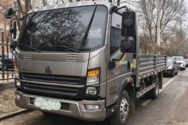二手中国重汽HOWO 悍将 155马力 4.15米单排栏板轻卡(国六) 单桥 潍柴二手载货车 蓝牌