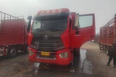 二手中国重汽 豪瀚N7G重卡 280马力 6X2 9.52米仓栅式载货车(国五) 前四后四 曼二手载货车 黄牌