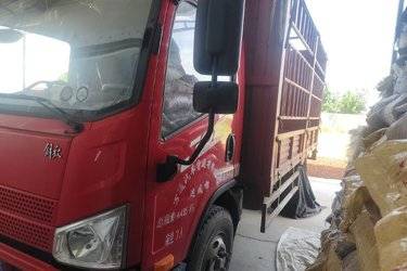 二手解放 J6F 150马力 4.16米单排仓栅式轻卡(国五) 单桥 大柴二手载货车 蓝牌图片