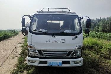 二手江淮 骏铃V5 130马力 4.22米单排栏板轻卡(国五) 单桥 康明斯二手载货车 蓝牌