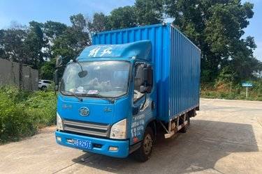 二手解放 虎VN 130马力 4.16米单排厢式轻卡(5挡)(国五) 单桥 锡柴二手载货车 蓝牌图片