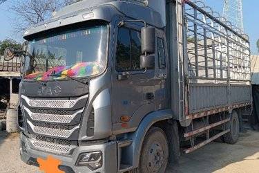 二手江淮 格尔发K5L中卡 160马力 4X2 5.8米栏板载货车(国五) 单桥 玉柴二手载货车 黄牌图片