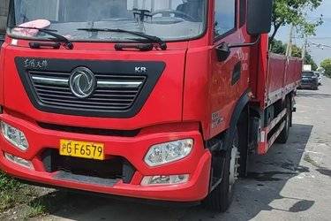 二手东风商用车 天锦KR 精英版 225马力 4X2 6.8米栏板载货车(国六) 单桥 东风二手载货车 黄牌图片