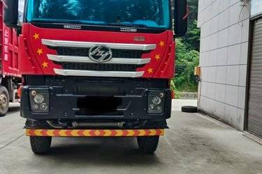 二手上汽红岩 杰狮C13重卡 560马力 8X4 8.2米自卸车(国六) 前四后八 上菲红二手自卸车 黄牌图片
