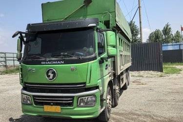 二手陕汽商用车 轩德翼6 复合版 300马力 8X4 7.6米自卸车(国五) 前四后八 潍柴二手自卸车 黄牌图片