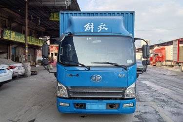 二手解放 J6F宽体 轻量化版 160马力 4.2米单排厢式轻卡(7挡)(国六) 单桥 潍柴二手载货车 蓝牌图片