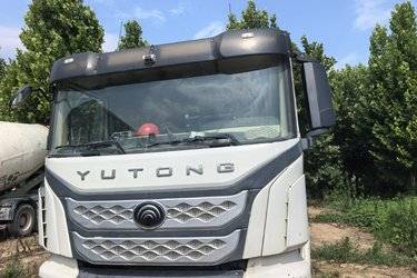 二手宇通重卡 8X4 6.86方换电式纯电动混凝土搅拌车 前四后八 联合动力二手搅拌车图片