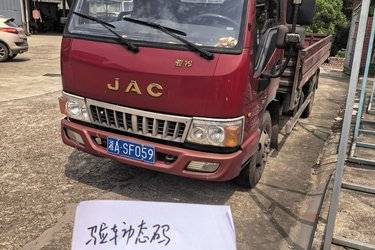 二手江淮 骏铃V3 120马力 4.18米单排栏板轻卡(国五) 单桥 江淮锐捷特二手载货车 蓝牌图片