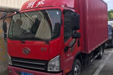 二手解放 虎VN 招财虎 130马力 4.16米单排厢式轻卡(国六) 单桥 云内动力二手载货车 蓝牌图片