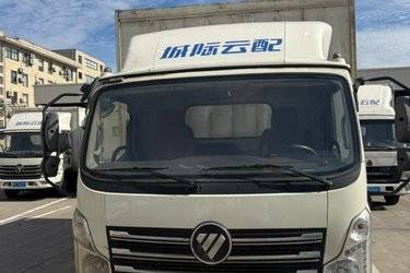 二手福田 时代领航M6 150马力 4.14米单排厢式轻卡(国六) 单桥 云内动力二手载货车 蓝牌图片