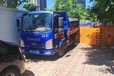 二手唐骏欧铃 T3系列 116马力 4米自卸车(国五) 单桥 潍柴二手自卸车 蓝牌图片