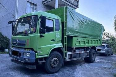 二手东风商用车 天锦重卡 240马力 4X2 5.4米自卸车(国五) 单桥 玉柴二手自卸车 黄牌图片