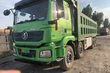 二手陕汽重卡 德龙新M3000 8X4 8米纯电动自卸车282kWh  二手电动卡车电动自卸车图片