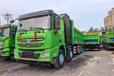 二手徐工 漢風E7 8X4 8米换电式纯电动自卸车350kWh  二手电动卡车电动自卸车图片