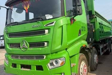 二手三一工程车辆 平原版 31T 8X4 8.2米纯电动自卸车282kWh  二手电动卡车电动自卸车图片