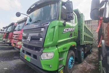 二手三一工程车辆 平原版 31T 8X4 8.2米纯电动自卸车282kWh  二手电动卡车电动自卸车图片