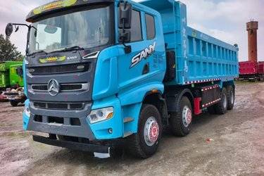 二手三一工程车辆 平原版 31T 8X4 8.2米纯电动自卸车282kWh  二手电动卡车电动自卸车图片