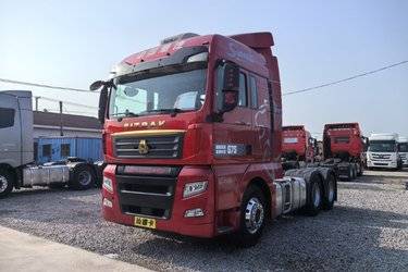 二手中国重汽 汕德卡SITRAK G7S重卡 510马力 6X4 AMT自动档牵引车(国六) 双驱 潍柴二手牵引车 黄牌图片