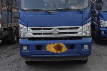 二手福田 时代领航ES5 170马力 4X2 6.8米排半栏板载货车(国五) 单桥 玉柴二手载货车 黄牌图片