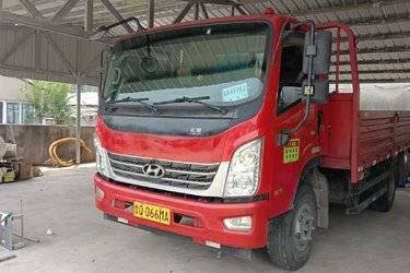 二手现代商用车 泓图500 170马力 4.165米单排仓栅式轻卡(8挡)(国五) 单桥 云内动力二手载货车 蓝牌图片
