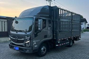 二手福田 奥铃新捷运 2.0L 127马力 CNG 3.83米排半仓栅式轻卡(国六) 单桥 云内动力二手载货车 蓝牌