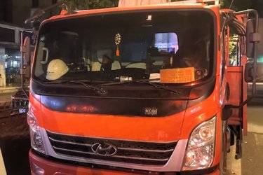 二手现代商用车 泓图500 170马力 4.165米单排栏板轻卡(国五) 单桥 现代商用车二手载货车 蓝牌图片