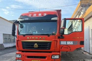 二手中国重汽 汕德卡SITRAK G5S重卡 豪华版 270马力 4X2 9.6米AMT自动挡厢式载货车(国六) 单桥 曼二手载货车 黄牌