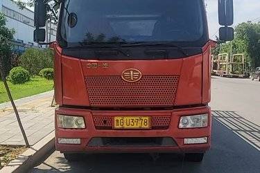 二手一汽解放 J6L中卡 2019款 加强型 240马力 4X2 6.2米仓栅式载货车(国五) 单桥 大柴二手载货车 黄牌图片