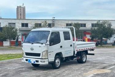 二手一汽红塔 解放霸铃 78马力 2.42米双排栏板轻卡(国五) 单桥 锡柴二手载货车 蓝牌图片