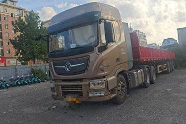 二手东风商用车 天龙KL 2019款 560马力 6X4牵引车(国五) 双驱 安徽康明斯二手牵引车 黄牌图片