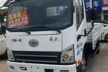 二手解放 虎VN 110马力 4.21米单排栏板轻卡(国五) 单桥 潍柴二手载货车 蓝牌