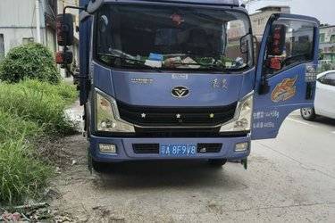 二手中国重汽 豪曼H3 130马力 4.2米单排厢式轻卡(国五) 单桥 潍柴二手载货车 蓝牌图片