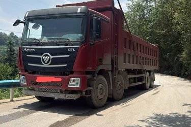 二手福田 欧曼新ETX 9系重卡 430马力 8X4 8.6米自卸车(国五) 前四后八 潍柴二手自卸车 黄牌图片
