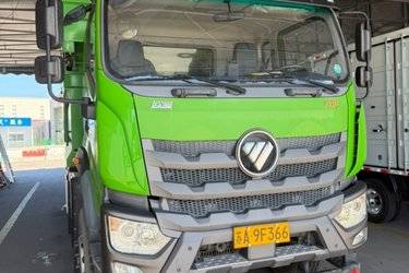 二手宏昌天马 欧曼底盘 350马力 6X4 6米平板自卸车(国五) 后八轮 福田环保动力二手自卸车 黄牌