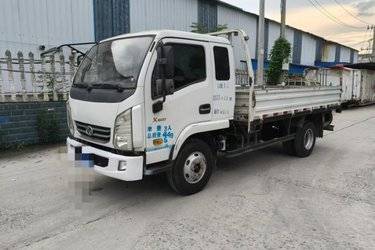 二手跃进 福运X300-33 115马力 3.74米排半栏板轻卡(国五) 单桥 全柴二手载货车 蓝牌