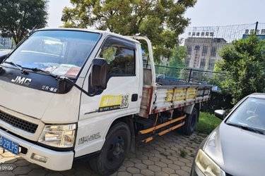 二手江铃 顺达窄体 普通款 116马力 4.22米单排栏板轻卡(国五) 单桥 江西五十铃二手载货车 蓝牌