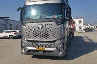 二手福田 欧曼银河 穿越版 580马力 6X4 AMT自动挡牵引车(国六)(带缓速器)(国六) 双驱 福田康明斯二手牵引车 黄牌