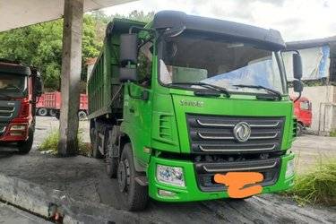 二手东风华神 F5 300马力 8X4 5.8米自卸车(国五) 前四后八 潍柴二手自卸车 黄牌图片