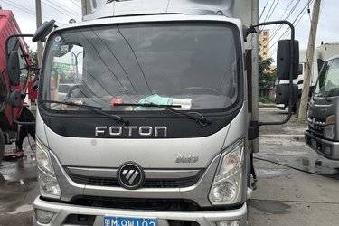 二手福田 奥铃速运 143马力 4.14米单排厢式轻卡(国五) 单桥 五菱柳机二手载货车 蓝牌图片