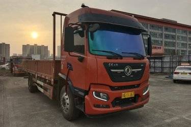 二手东风商用车 天锦KR 舒适版 245马力 4X2 6.8米栏板载货车(国六) 单桥 东风康明斯二手载货车 黄牌图片