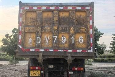 二手陕汽重卡 德龙X3000 超强版 430马力 8X4 8.2米自卸车(国五) 前四后八 潍柴二手自卸车 黄牌图片