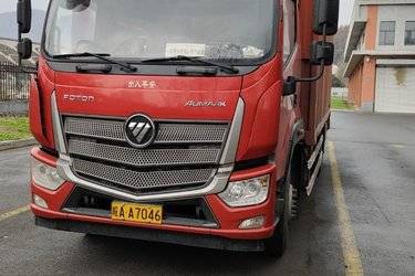 二手福田 欧航R系 快运之星 168马力 4X2 6.1米厢式载货车(6挡)(国六) 单桥 福田康明斯二手载货车 黄牌图片