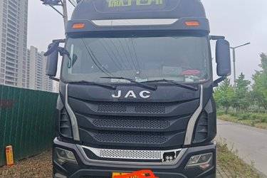 二手江淮 格尔发K5W重卡 310马力 6X2 9.6米厢式载货车(国五) 前四后四 玉柴二手载货车 黄牌