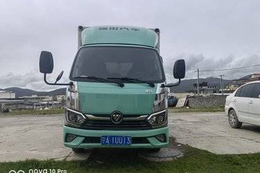 二手福田 奥铃M卡 122马力 3.89米排半厢式小卡(国六) 单桥 云内动力二手载货车 蓝牌图片