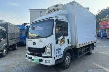 二手中国重汽 豪曼H3 4.5T 4.15米单排插电式混合动力厢式轻卡  二手电动卡车电动载货车图片